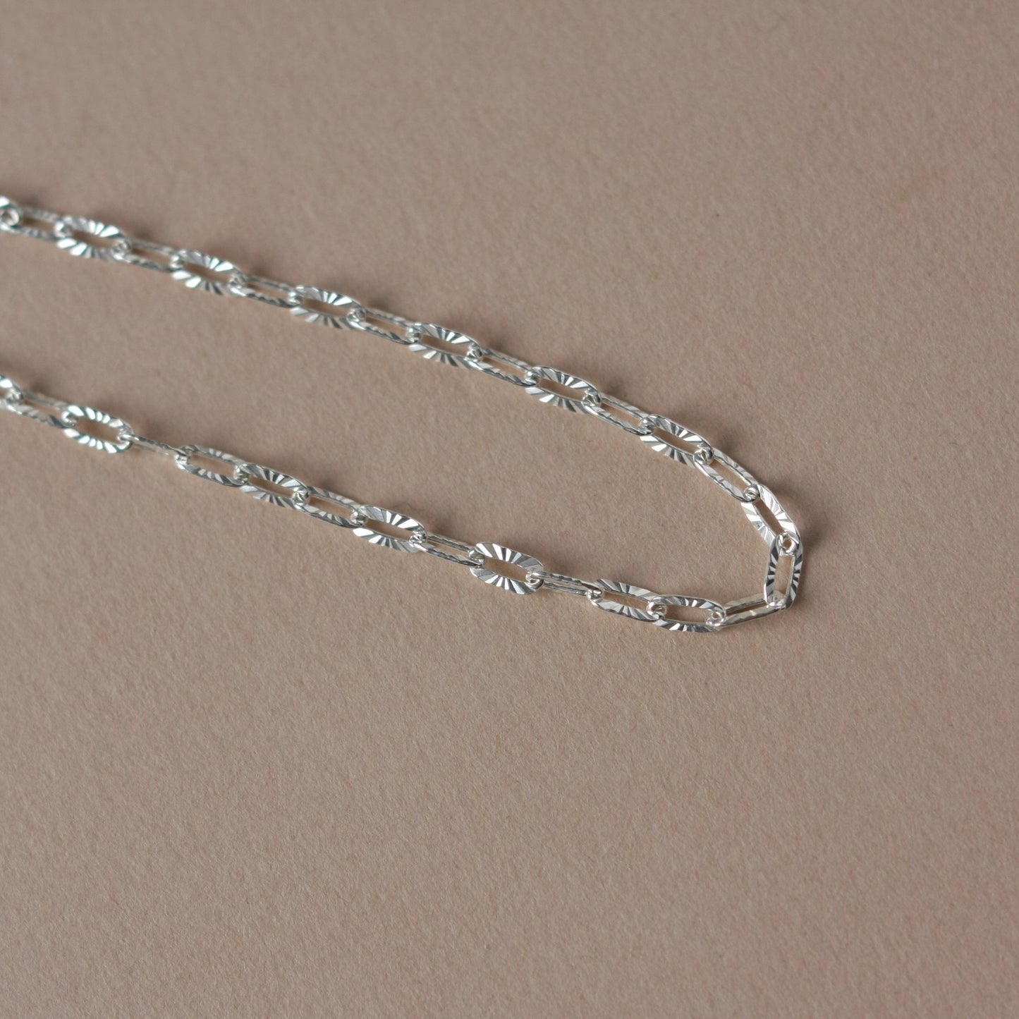 Sparkly Silver Chain Bracelet