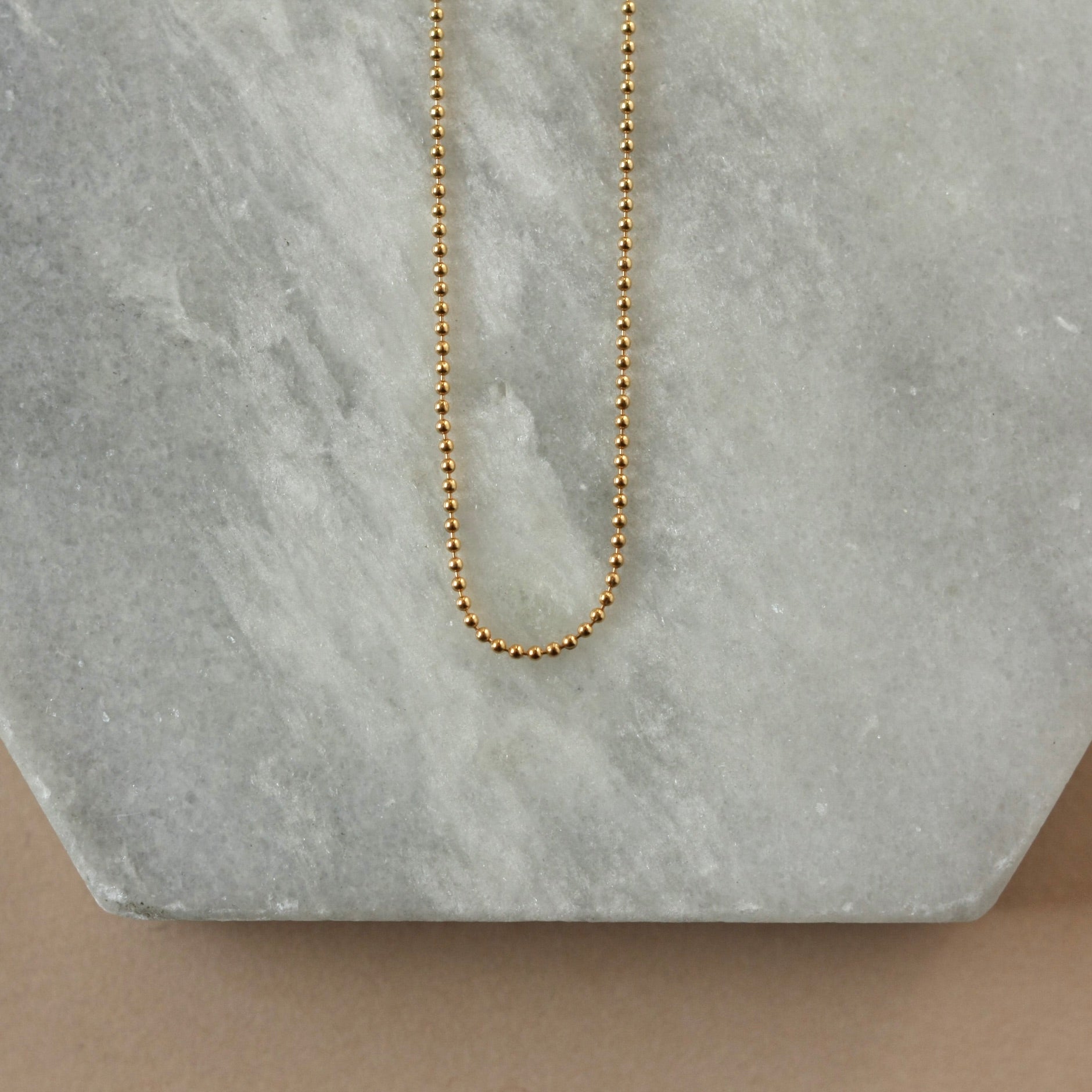 Dainty Gold Filled Ball Chain